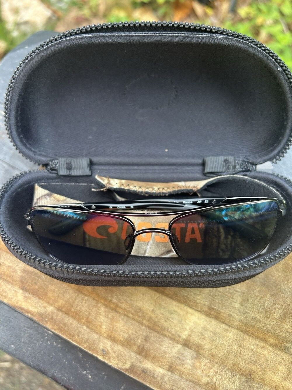 COSTA DEL MAR Gunmetal/Blue Mirror FLAGLER Polarized 580P Sunglasses